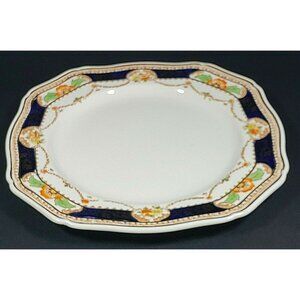 Vintage Royal Caledonia Square Plate Cobalt Blue RDY1,1933 England 9 1/4 inch